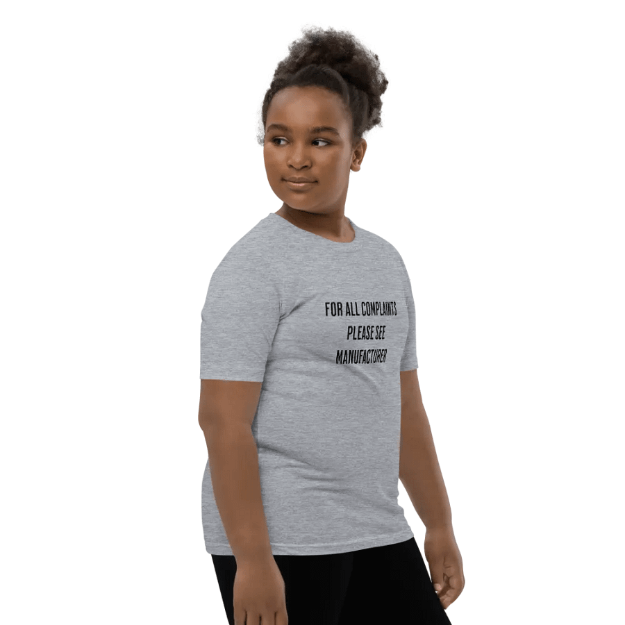 For All Complaints Please See Manufacturer - Youth T-Shirt product image (85)