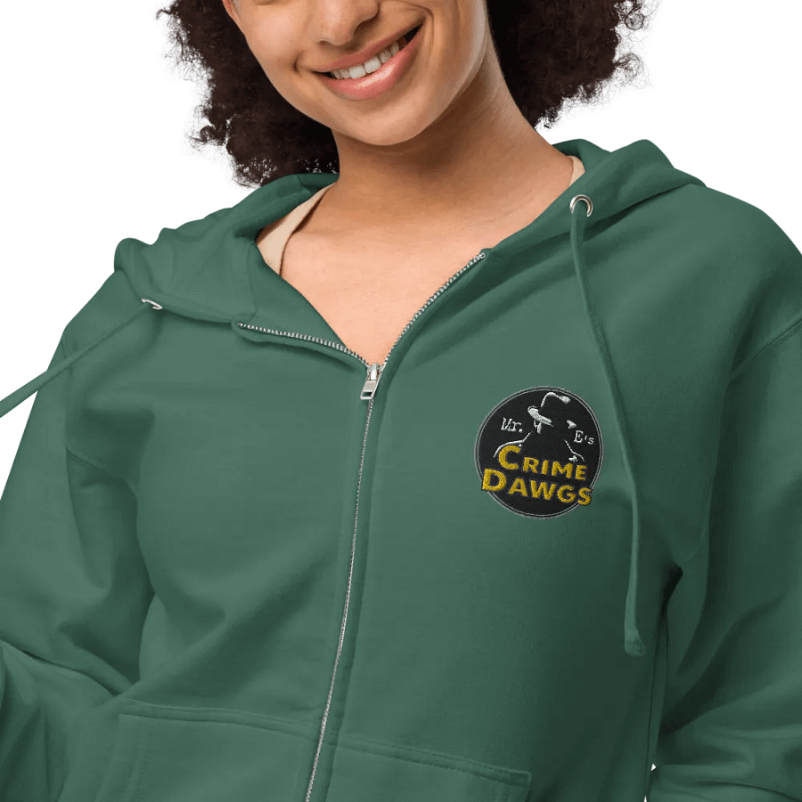 Mr. E's Official Crime DAWGS Embroidered Zip-Up Hoodie product image (7)