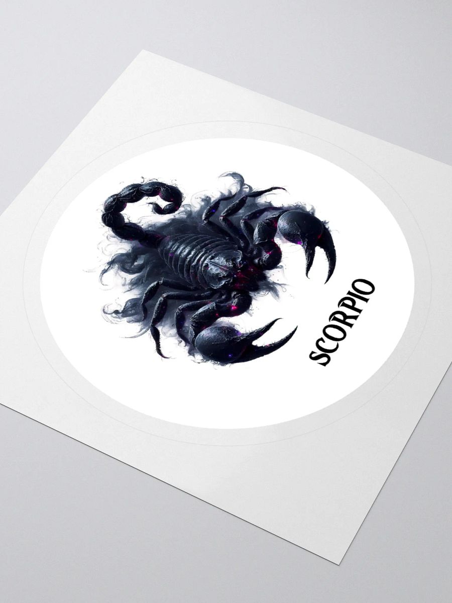 Mythical Scorpio Zodiac Round Sticker product image (3)