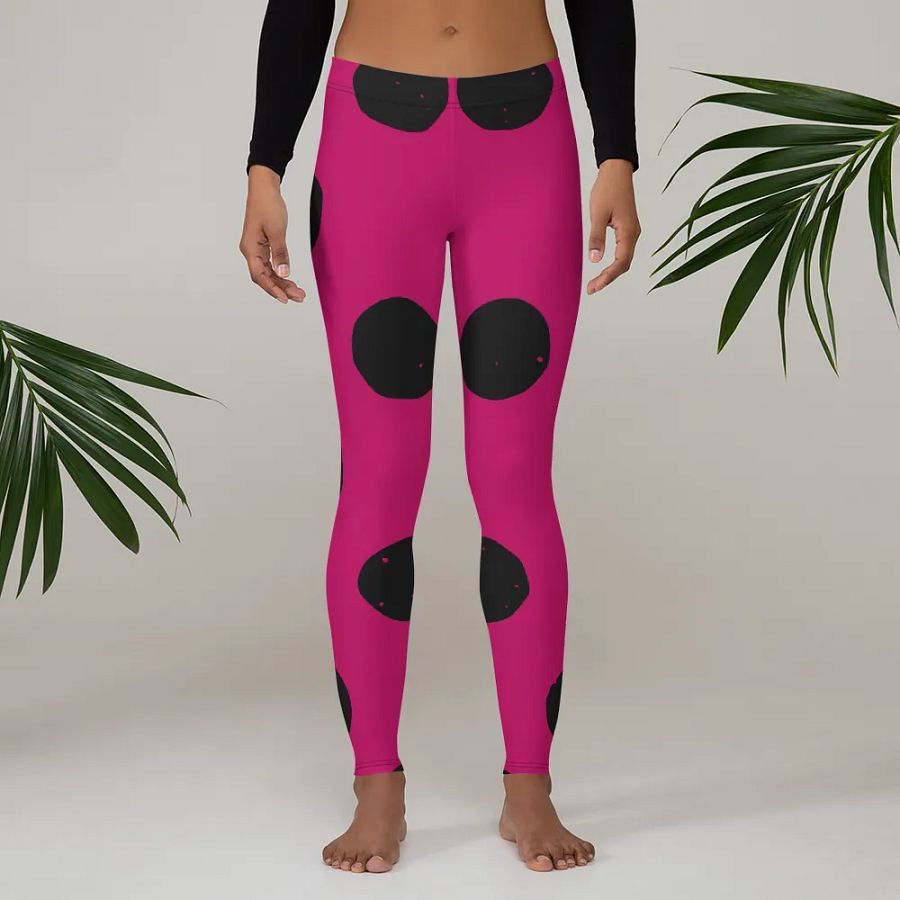 Hand-Drawn Dotty Delight Leggings product image (3)