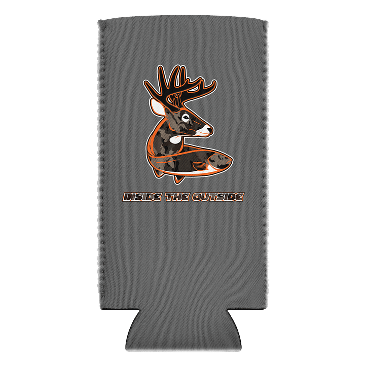 Grey W/ Orange Custom Camo Coozie product image (2)