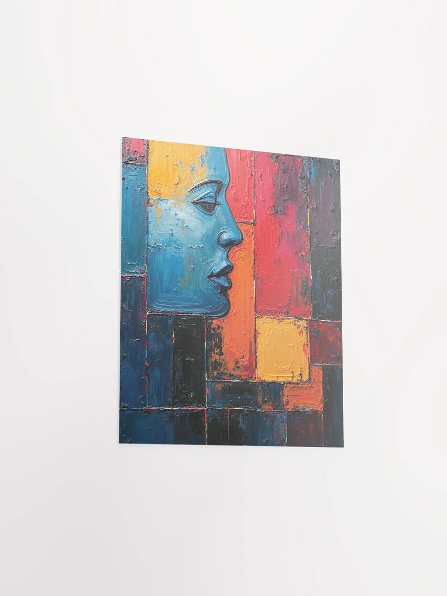 Vibrant Profile - Abstract Matte Poster product image (23)