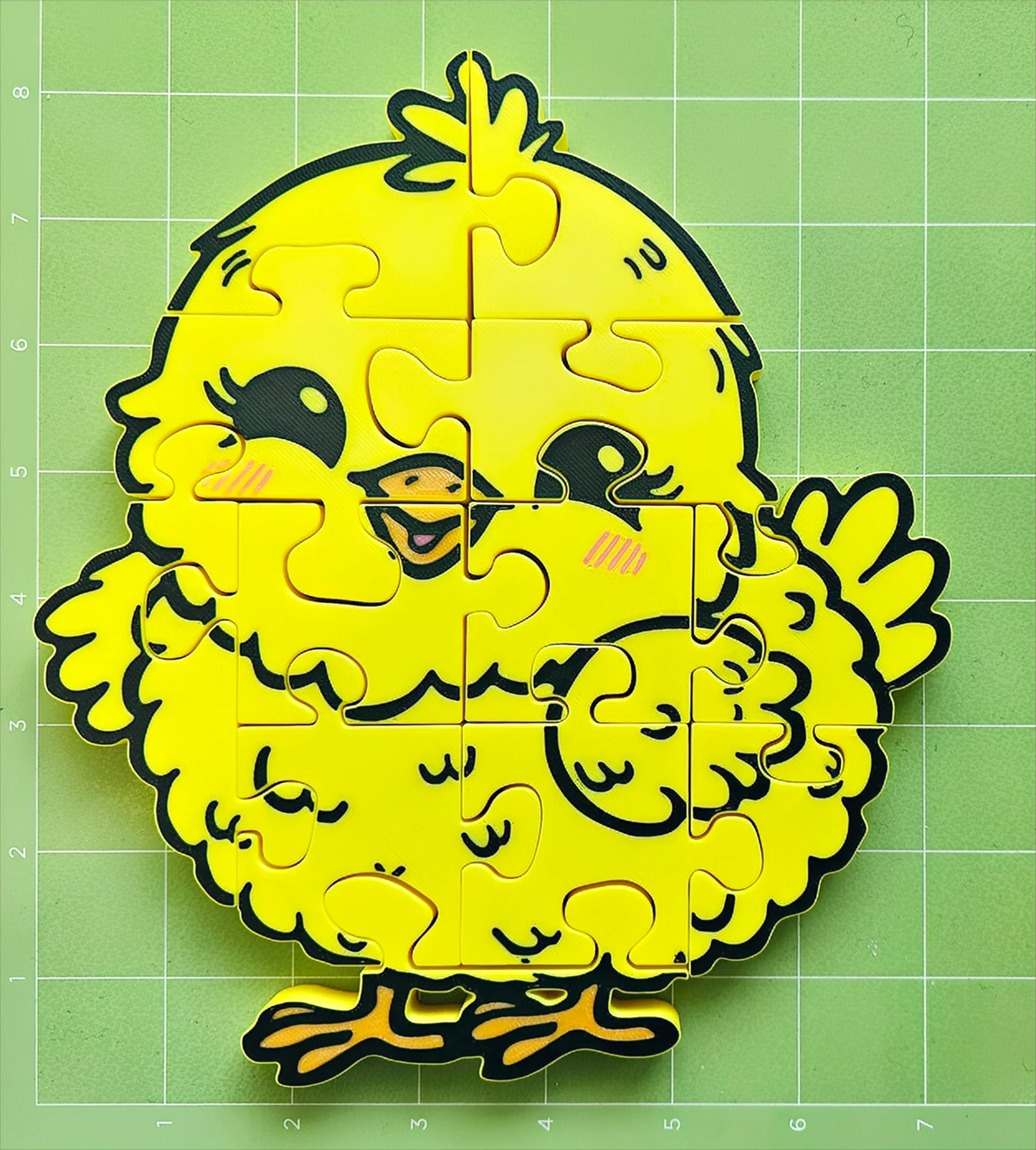 Chick 3D Printed Jigsaw Puzzle – A Peeping Fun Challenge for Kids! product image (4)
