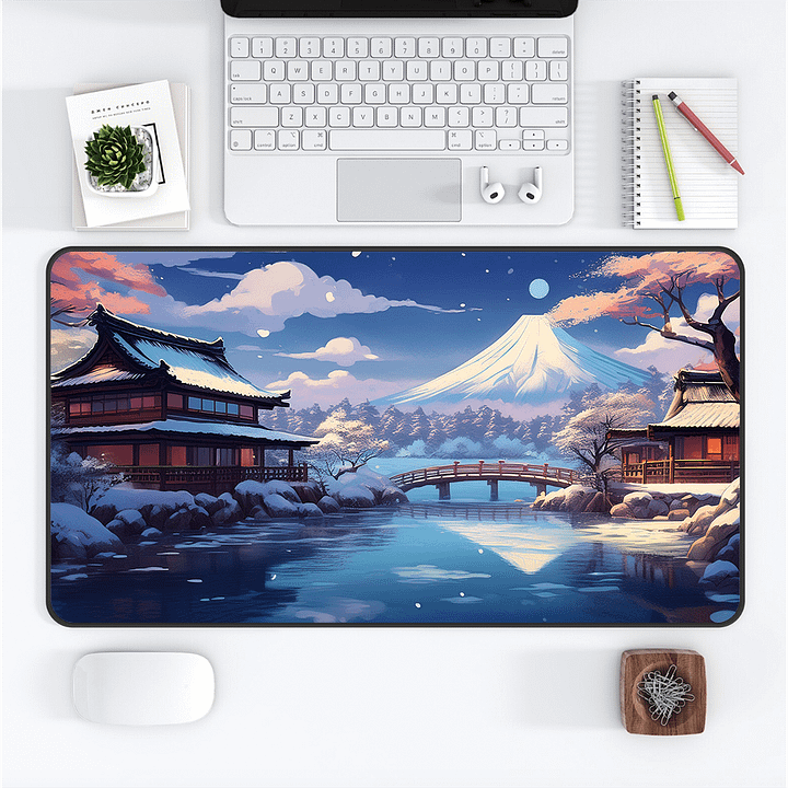 Tranquil Winter Medium Desk Mat (12 x 22) product image (1)