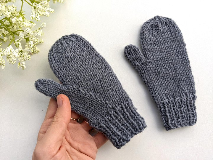 Knit Toddler Winter Mittens Pattern product image (2)