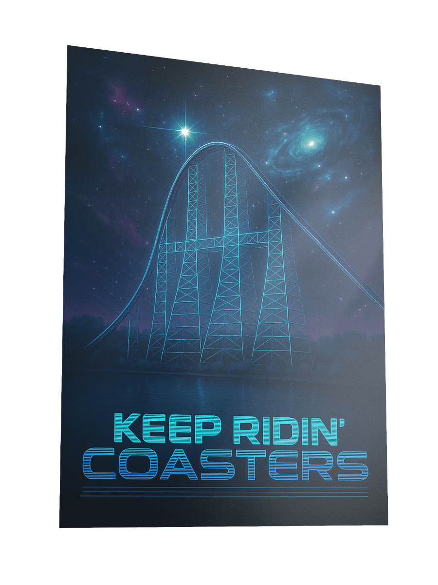 Futuristic Millie - Keep Ridin' Coasters 18x24 inch Poster product image (3)