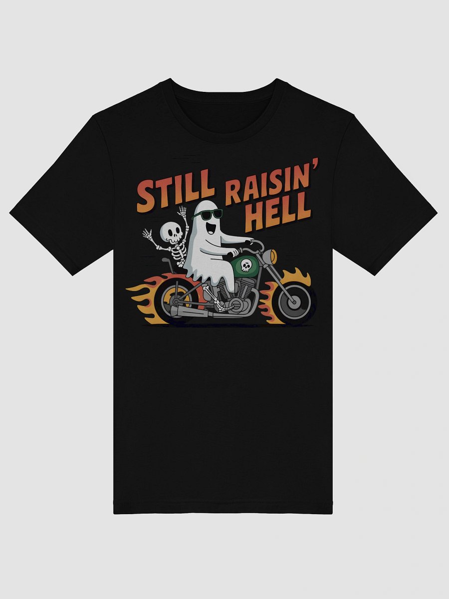 Ghost and Skeleton Raisin' Hell T-Shirt product image (5)