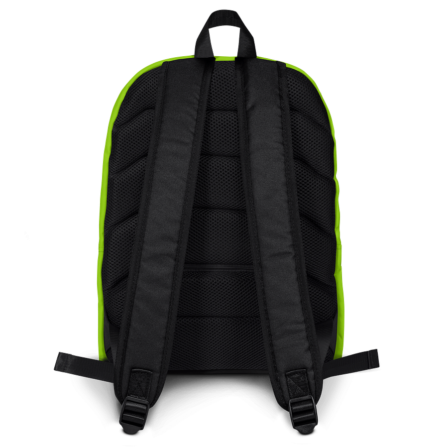 Patient PixelZ All-Over Print Backpack (Neon Green) product image (5)