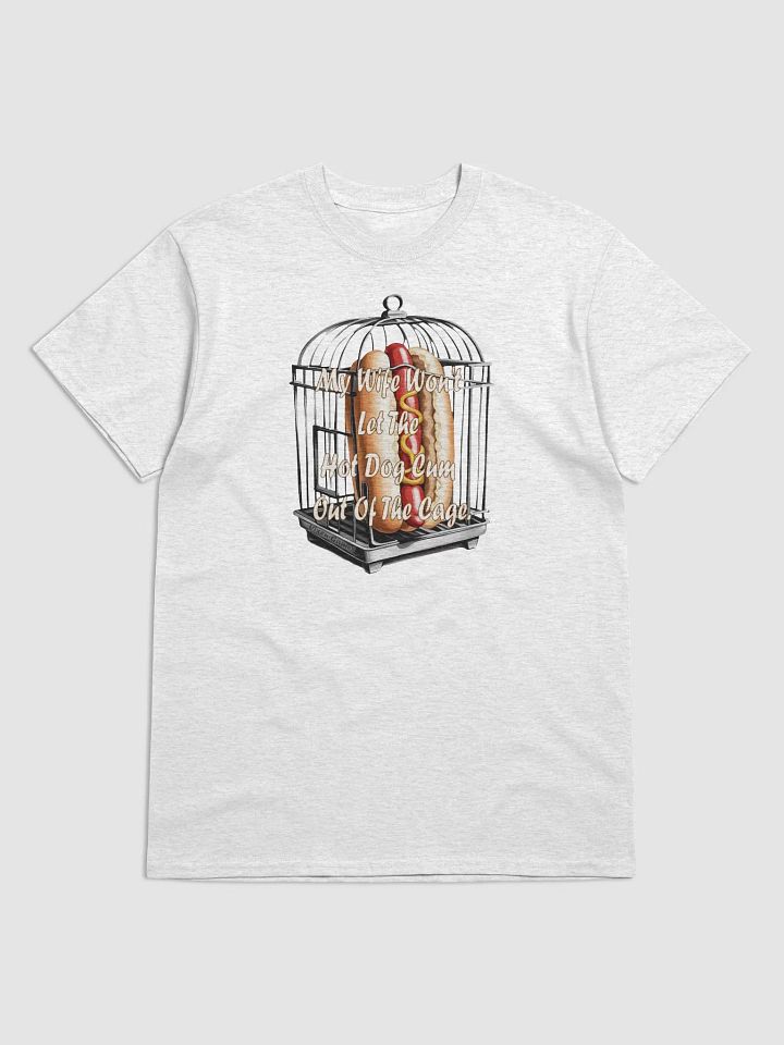 Hotdog in a cage T-shirt product image (4)