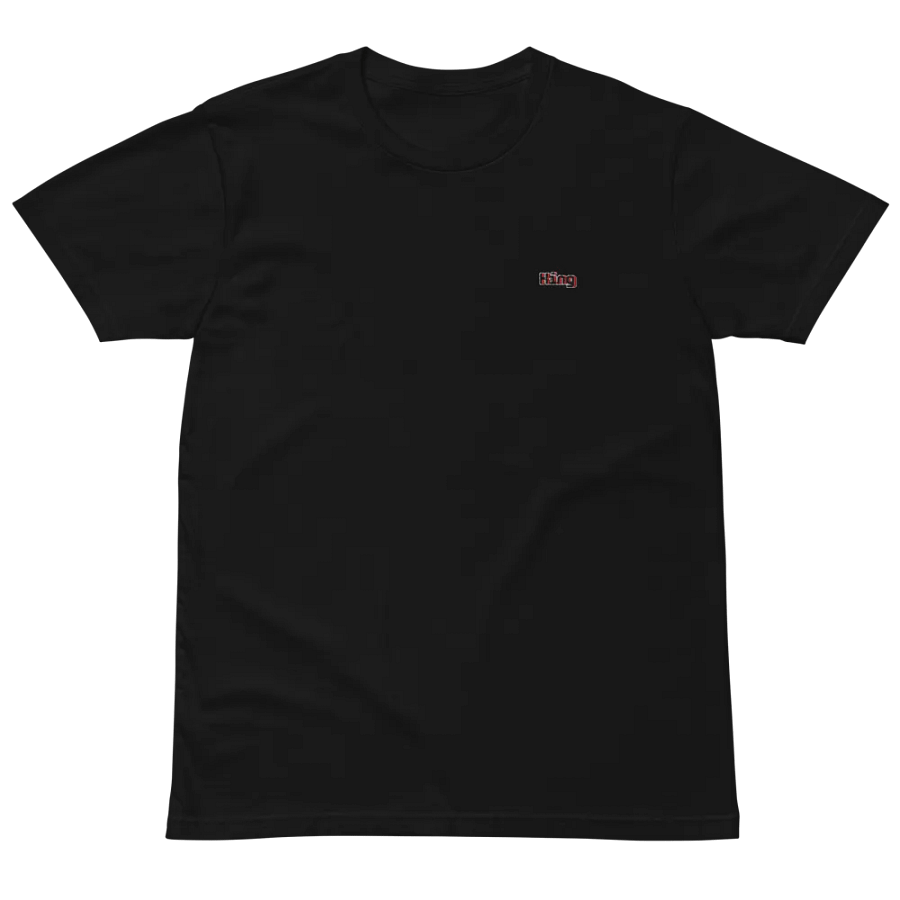 King - B-R-W - Embroidered - Unisex Premium T-Shirt - Black HApex Gear Black Logo product image (9)