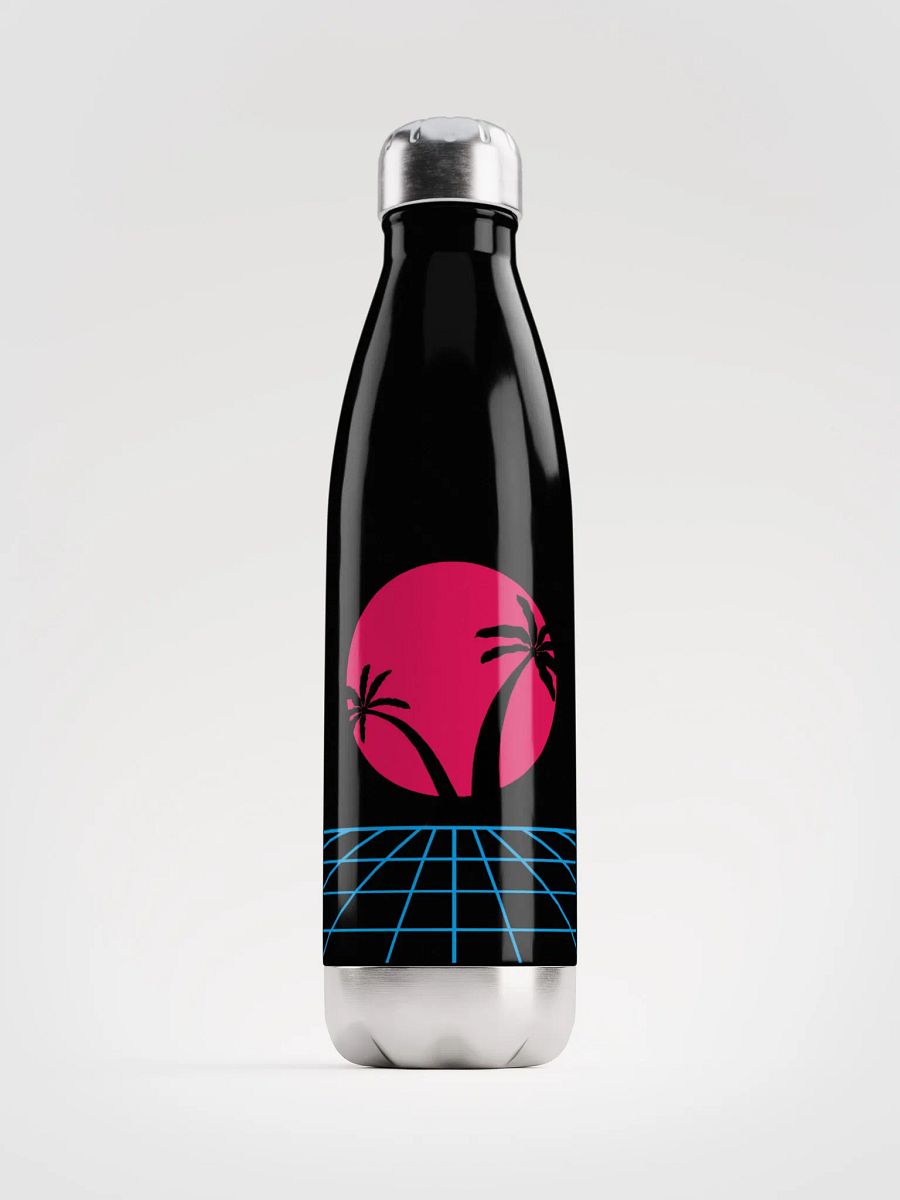 Retro Sunset Stainless Steel Water Bottle product image (1)