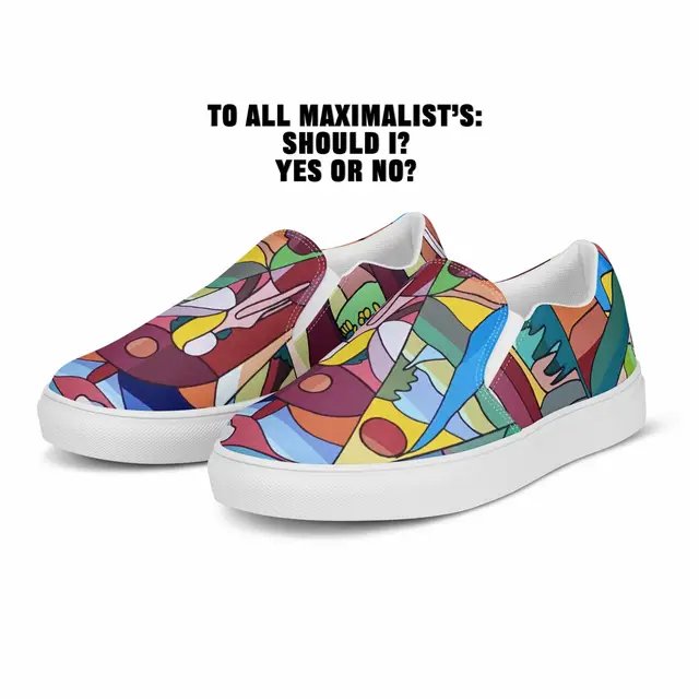 #MaximalistFashion #DopamineDressing #SneakerStyle #StatementSneakers #ColorfulOutfit #SneakerTok #BoldStyle #OOTDCheck #RateMyFit #WearableArt #TooMuchIsNeverEnough #FashionHotTakes #IDressLoud #WhatDoYouThink #FYP  
