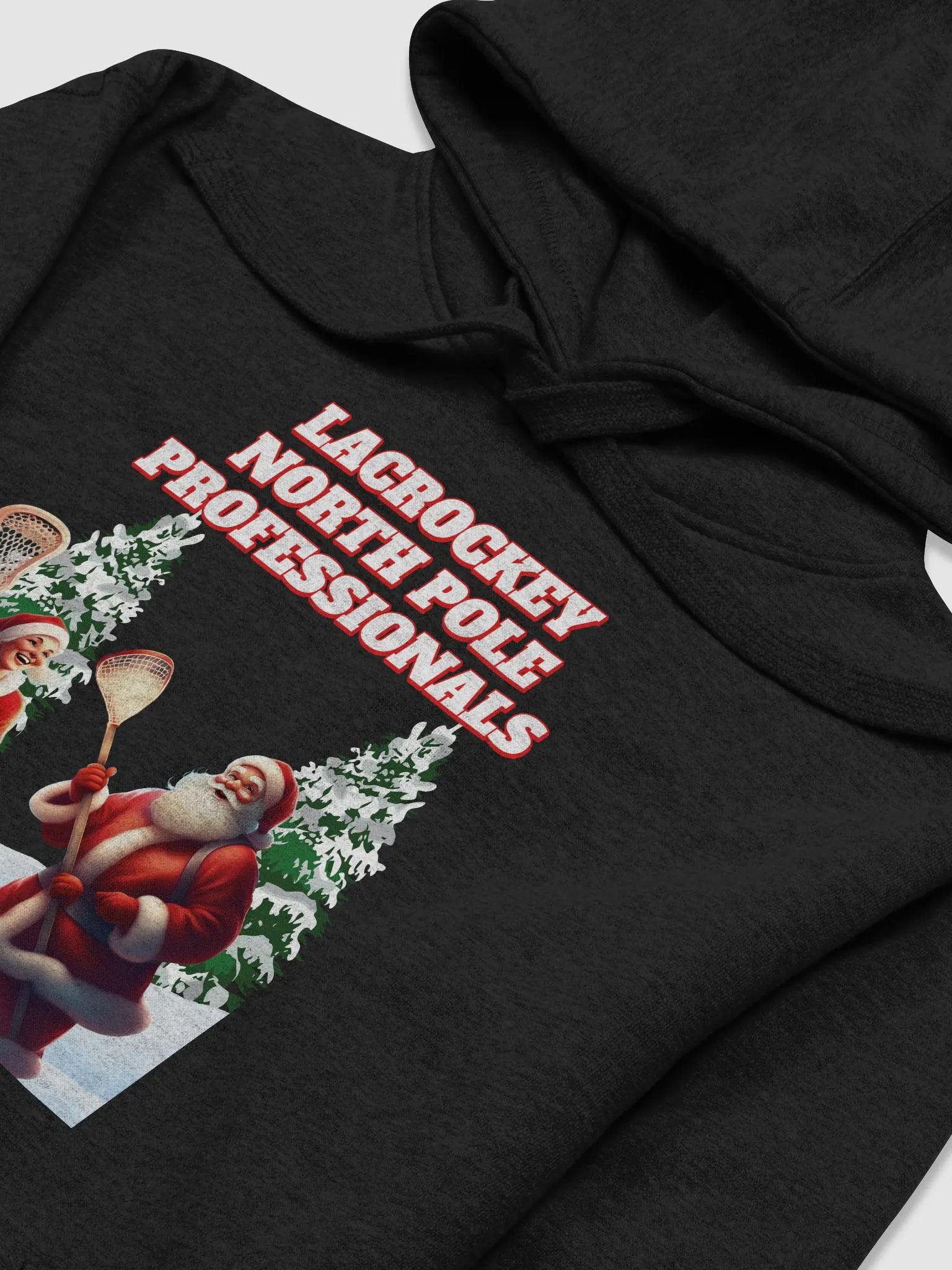 North Pole Lacrockey - Mr and Mrs Claus Hoodie product image (18)