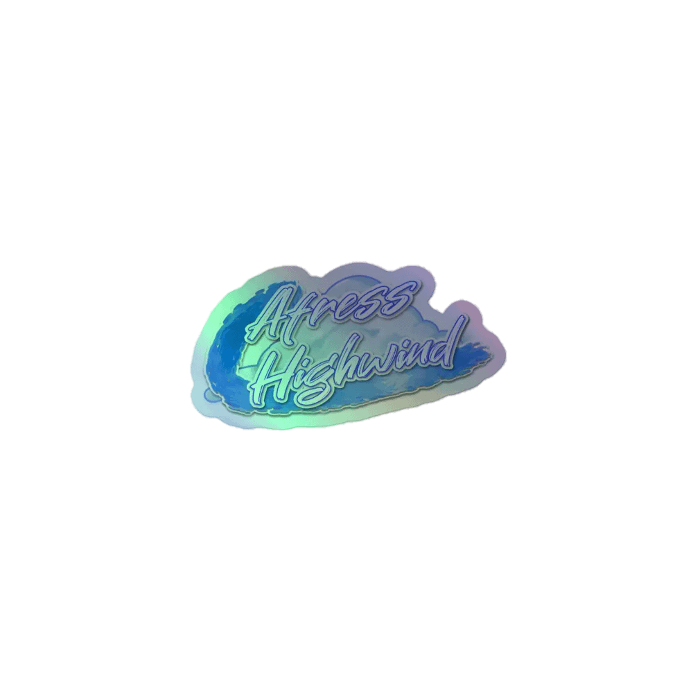 AfressHighwind Logo Holographic Sticker product image (1)