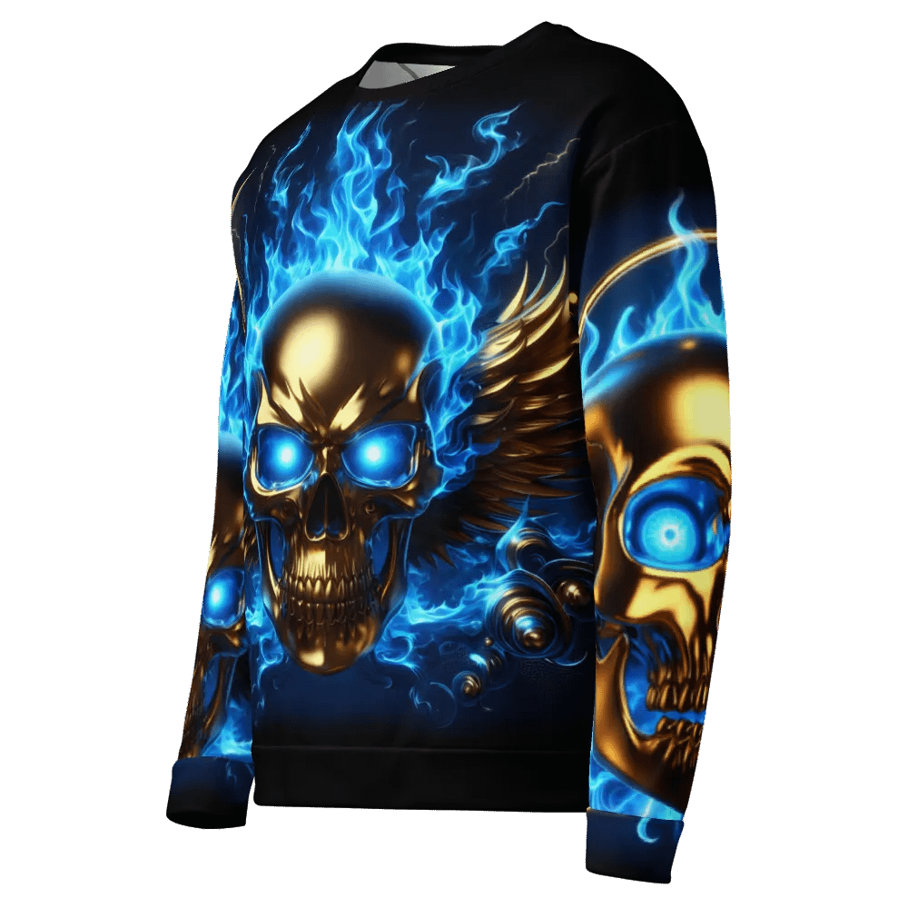 Ethereal Golden Skull - Unisex Sweatshirt #18 product image (4)