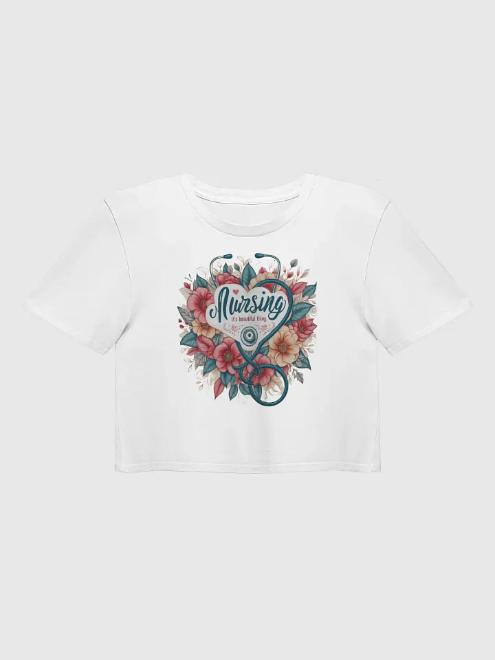 Nursing Heartbeat Women's Crop Top product image (5)
