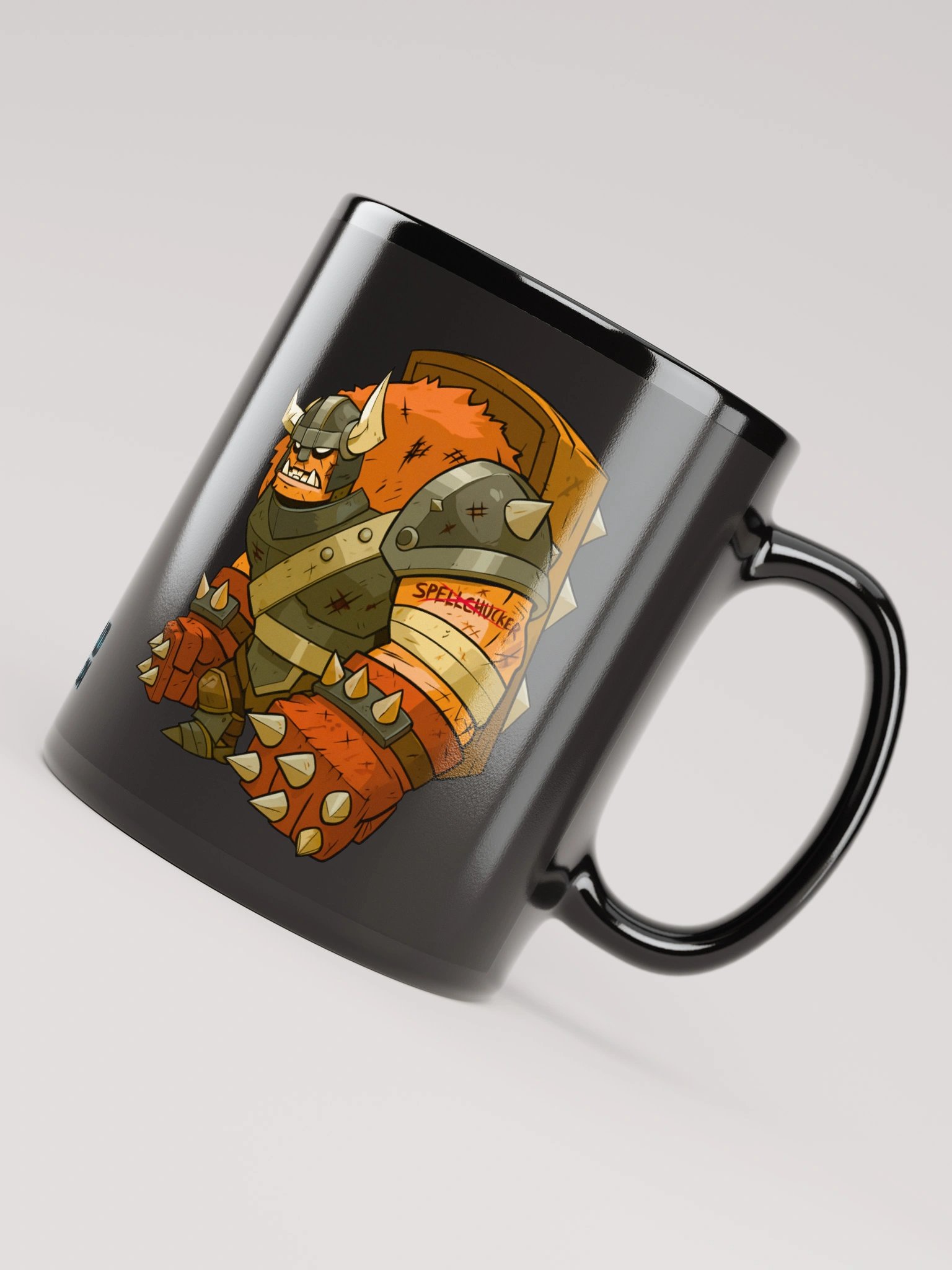 'Anti Spellchucker' Glossy Black Mug (Sublimated) product image (4)