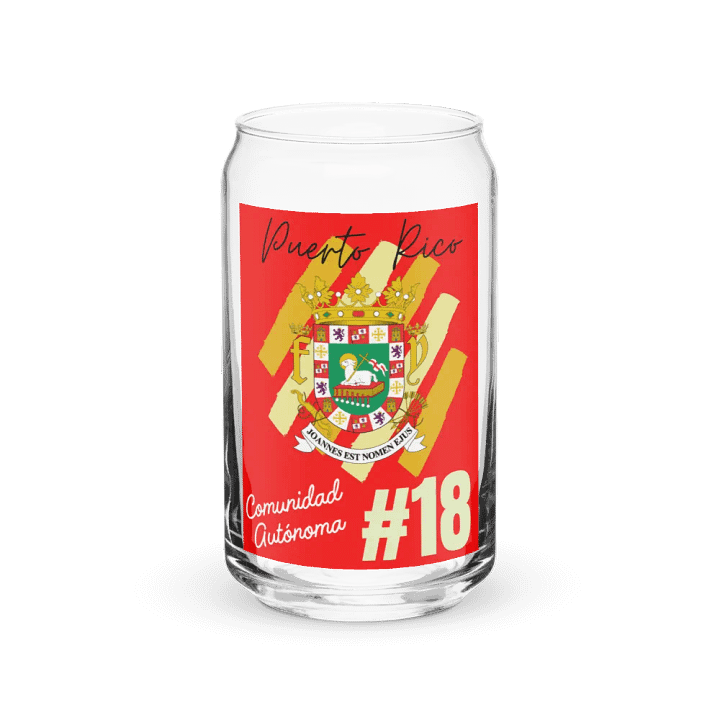 Vaso cristal rojo - Comunidad Autónoma 18 product image (1)