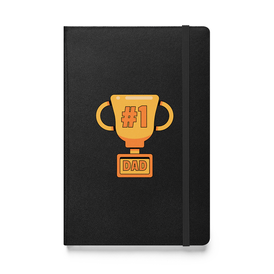 Golden Dad Trophy Hardcover Notebook product image (1)