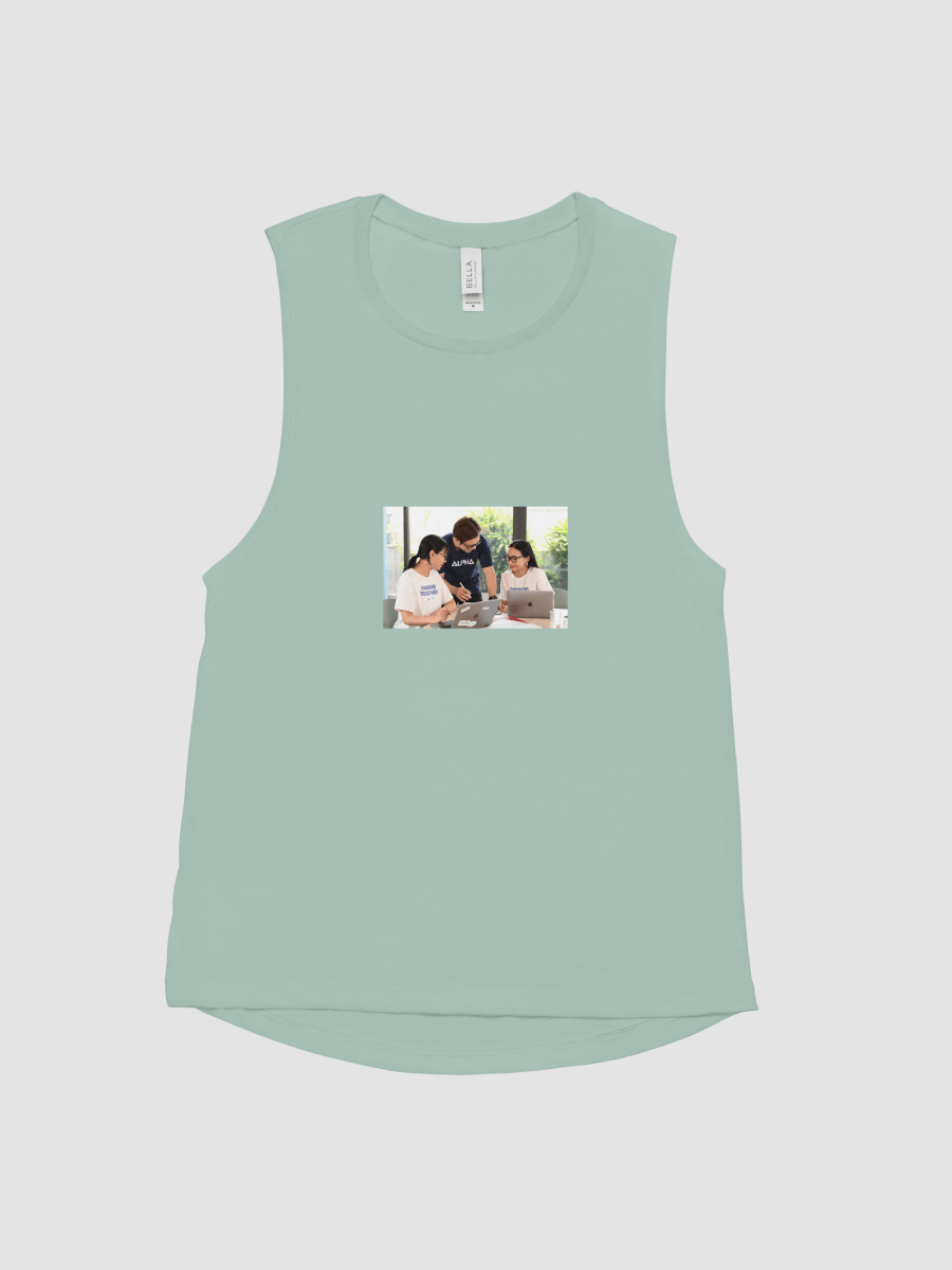 [ThinkView] Women's Flowy Muscle Tank Bella+Canvas 8803 product image (1)