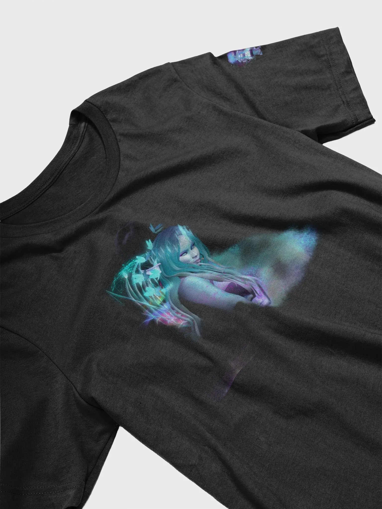 WW lilack Blue fairy particles Bella+Canvas Supersoft T-Shirt unisex product image (3)
