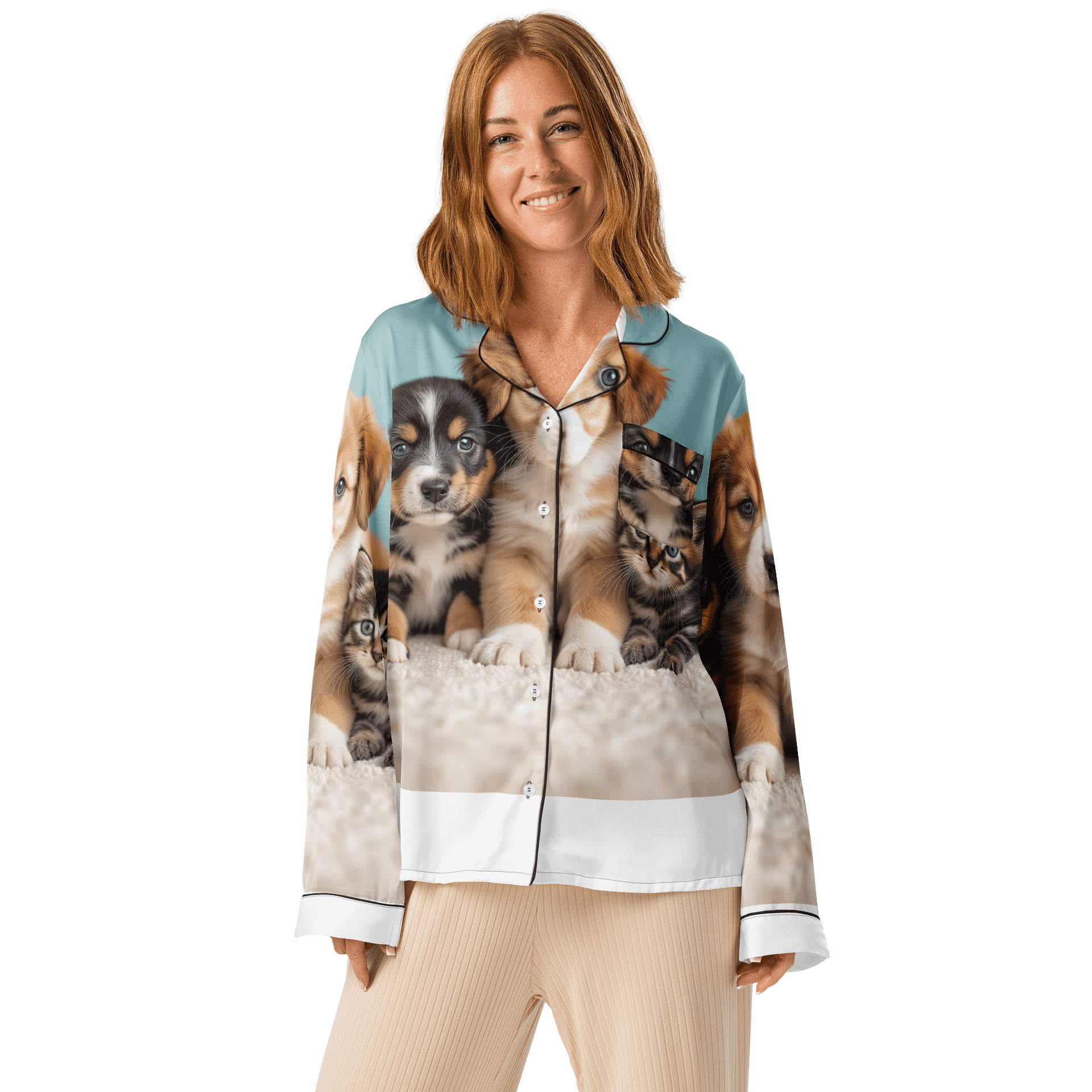 Paws and Play Long Sleeve Pajama Top product image (1)