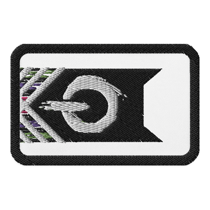 OptimusProcrastinus PowerUp Patch (Black on White) product image (1)