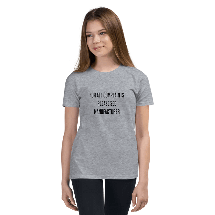 For All Complaints Please See Manufacturer - Youth T-Shirt product image (75)