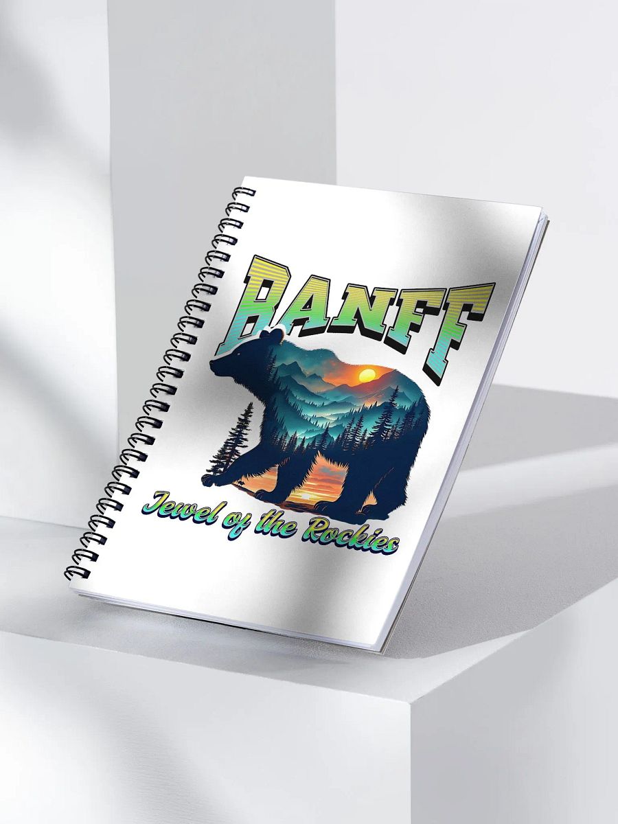 Banff Jewel Of The Rockies Bear Spiral Notebook product image (3)