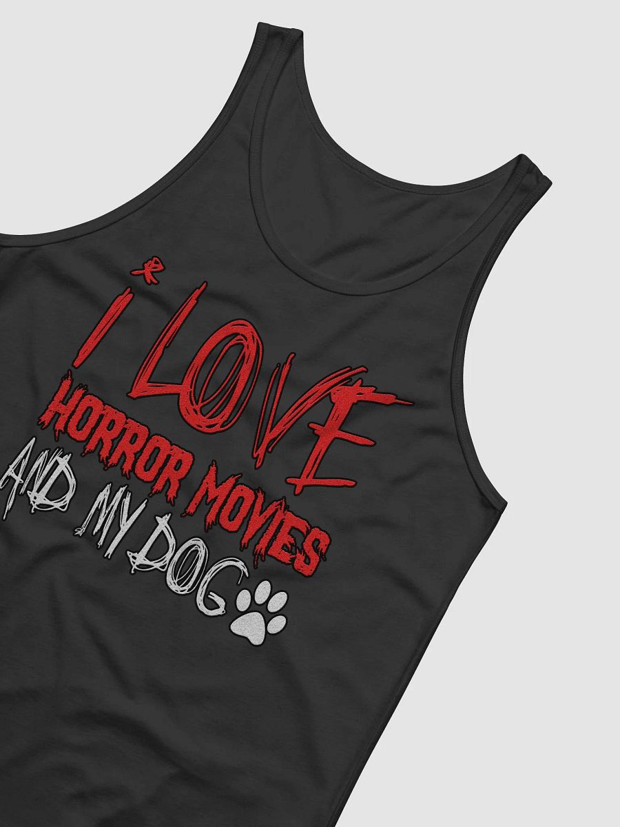 I Love Horror Movies And My Dog Tank Top product image (12)