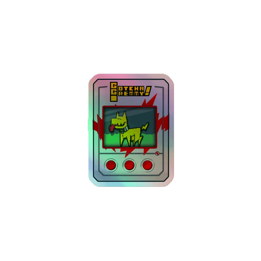 Gotcha Gremmy! [RARE White/Red] - Sticker product image (1)