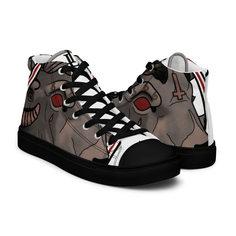 Occult Fusion Women's High Top Canvas Shoes product image (7)