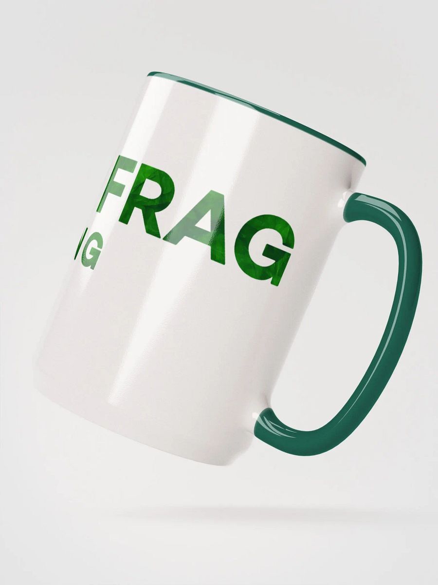 TopFrag™ Green Ceramic Mug with Color Inside product image (5)