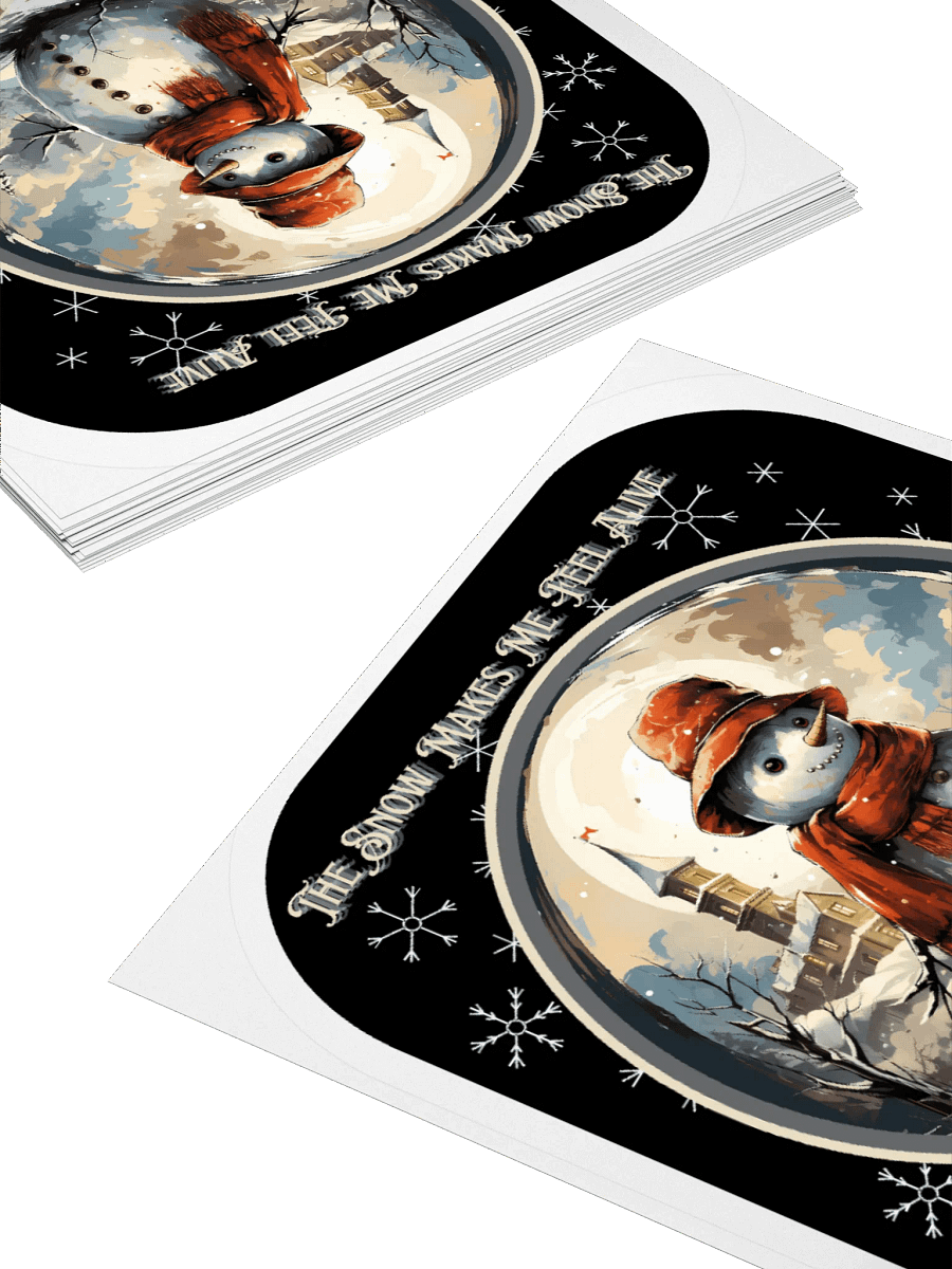 The Snow Makes Me Feel Alive Sticker product image (3)