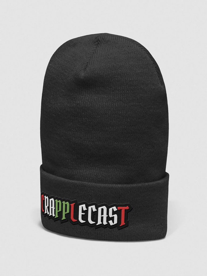 CRAPPLECAST CHRISTMAS COLORS KNIT HAT (BEANIE) product image (10)