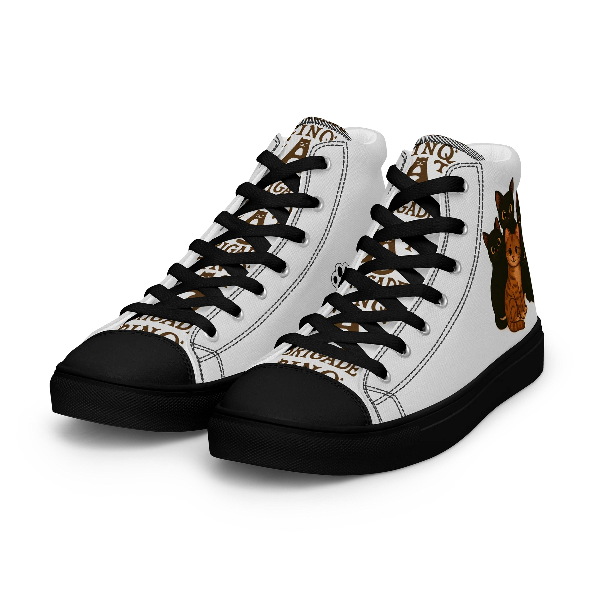 Kitty Cat Men's High Top Shoes product image (9)