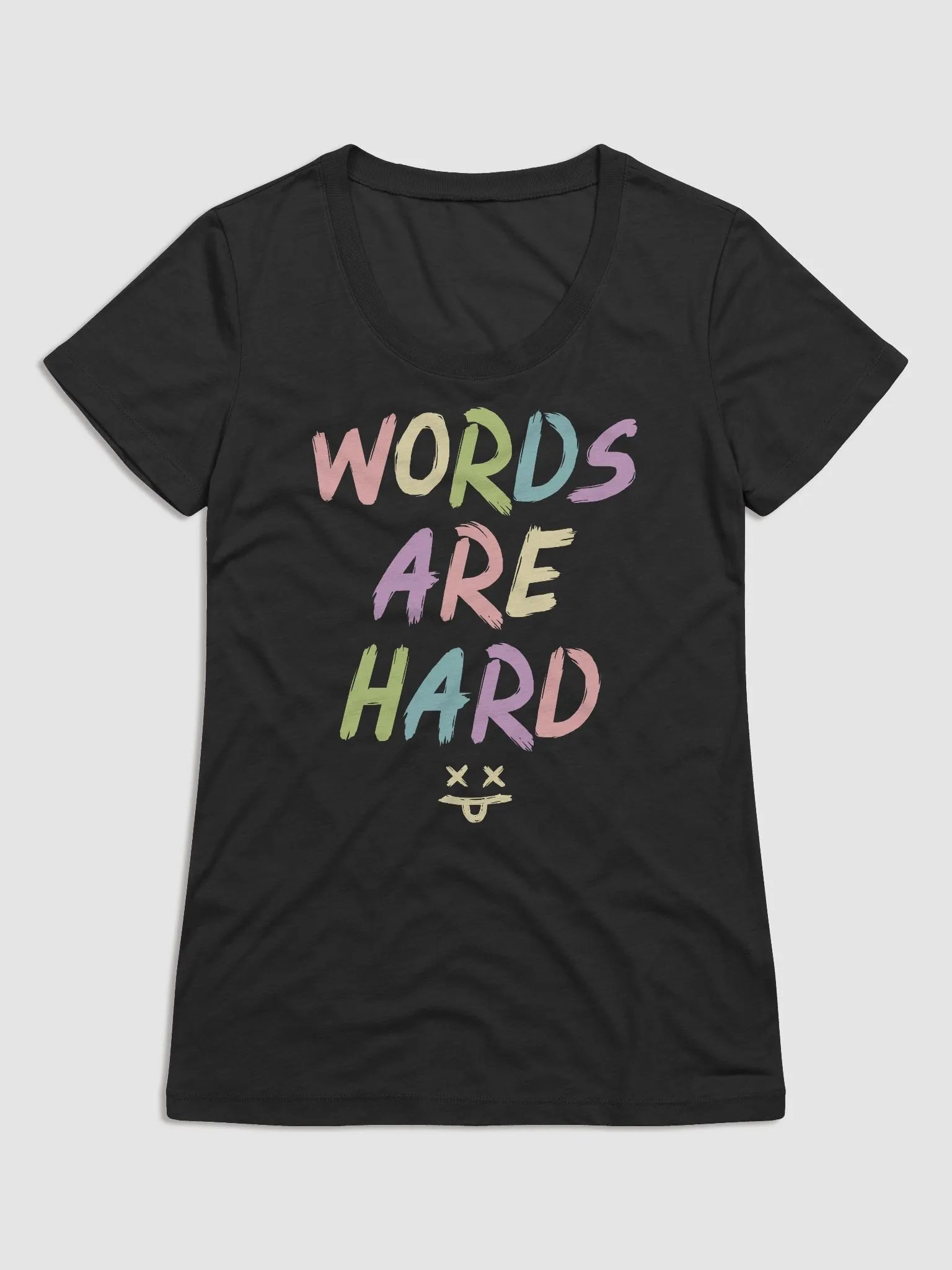 Words Are Hard (Chalk) Women's Tee product image (1)