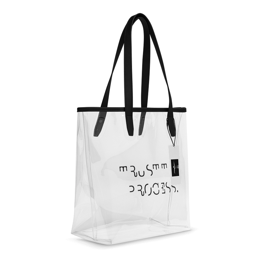 “TRUST THE PROCESS” Clear Tote Bag product image (6)