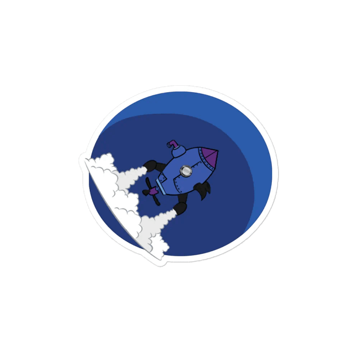 RamJet's Submarine Rocket Logo Magnet product image (2)