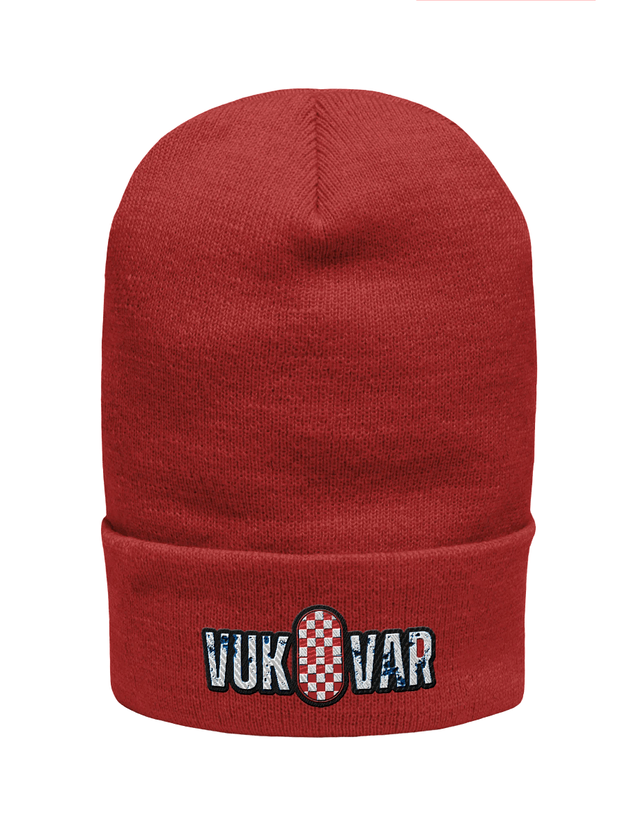 VUKOVAR Distressed Shield Beanie product image (1)