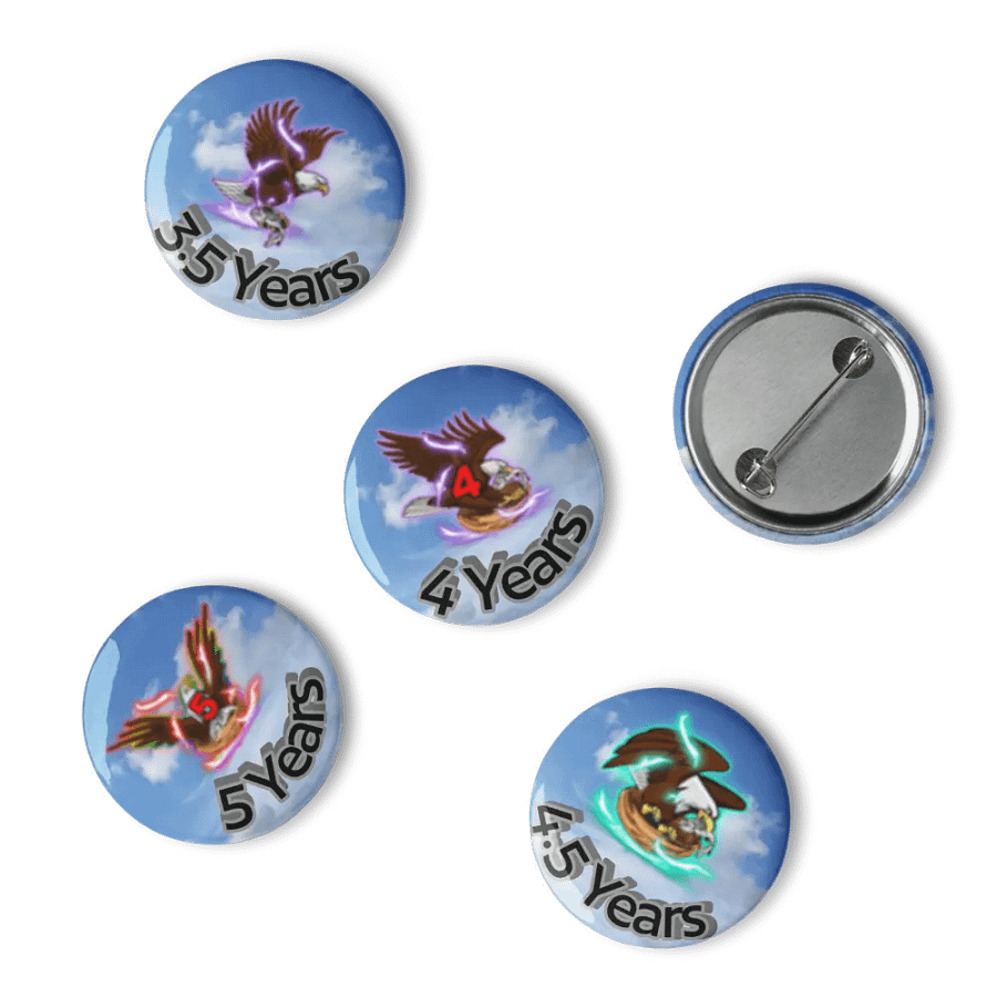 Subscriber Badge Pins (3.5 - 5 years) product image (6)