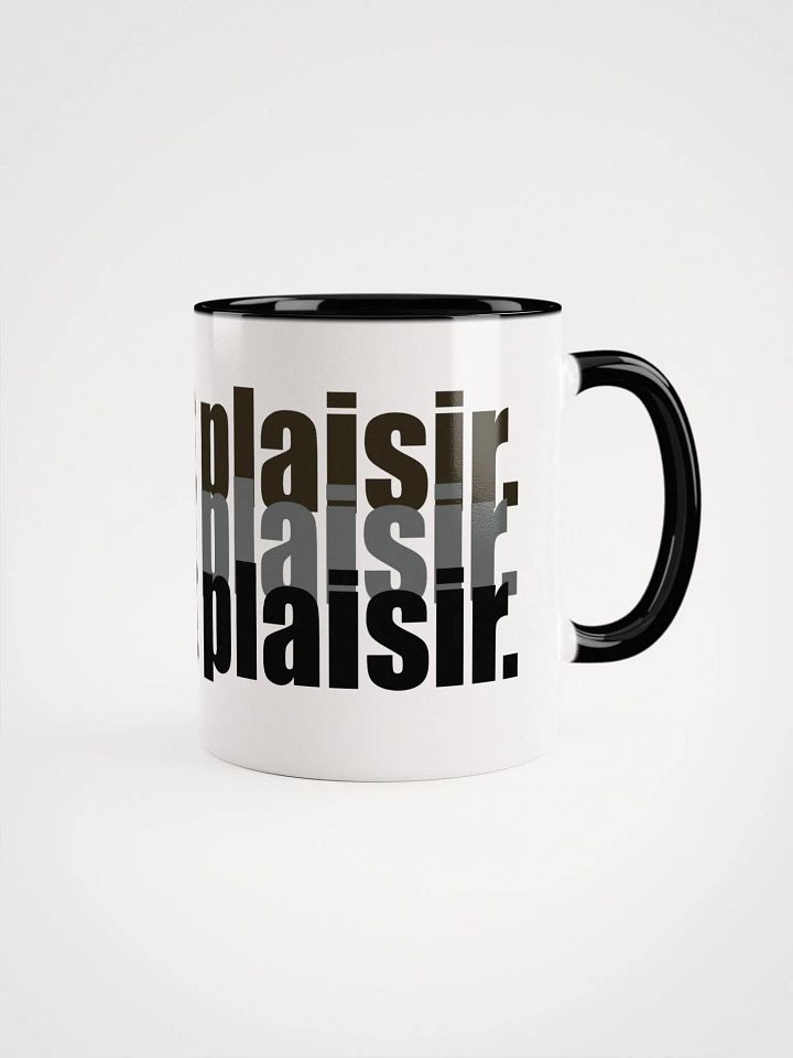 ''Ça fait plaisir'' Tasse en céramique avec couleur à l'intérieur product image (1)