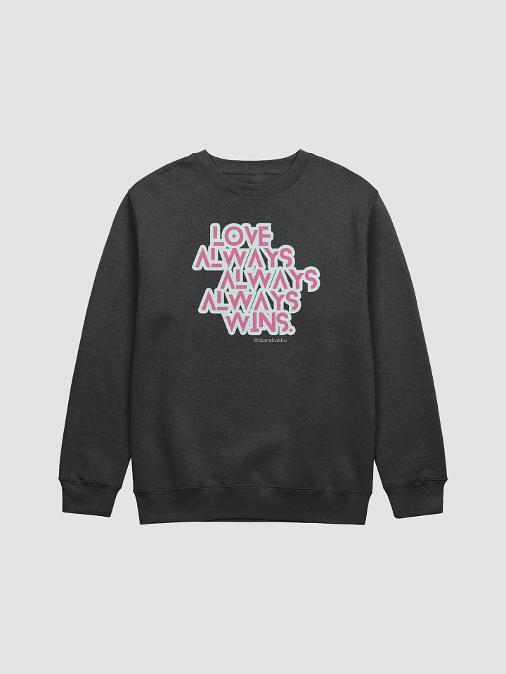 Love Wins Pink Crew Neck product image (1)