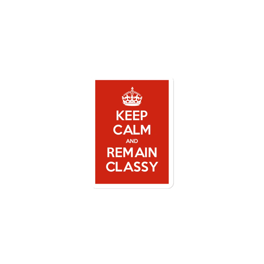 Keep Calm Magnet in Red product image (1)