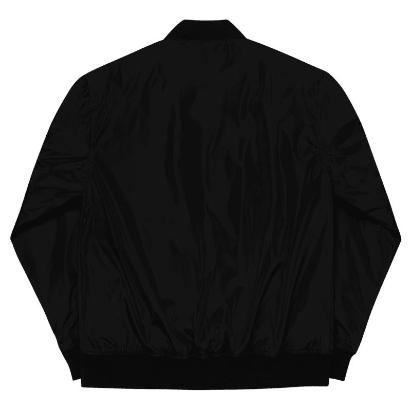 Embroidered Good Vibes Premium Eco-Friendly Bomber Jacket product image (4)