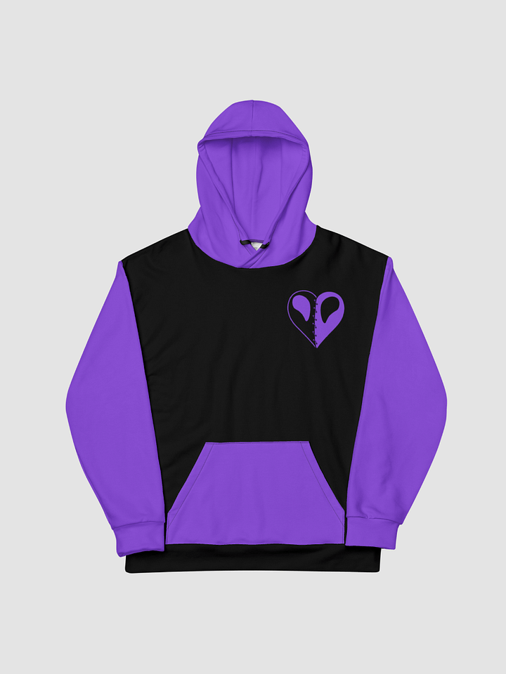 Valentines Day Variant Broken Heart Hoody product image (1)