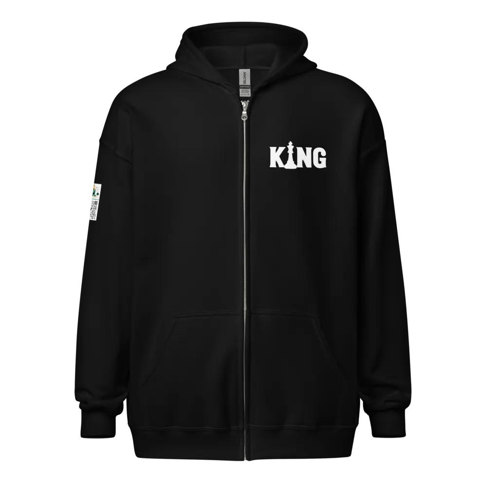 Royal Checkmate Zip Hoodie product image (1)