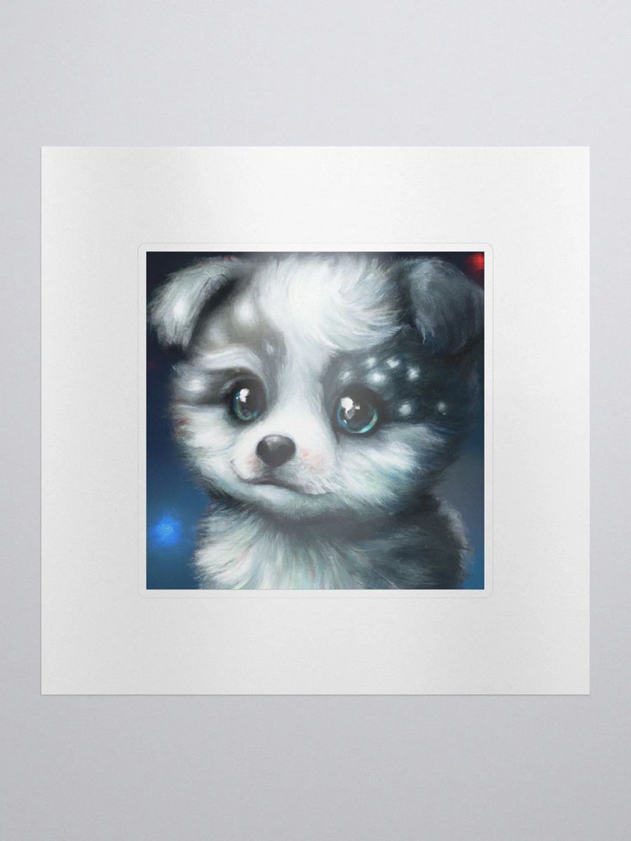 Cute Galactic Puppy Delta Sticker product image (1)