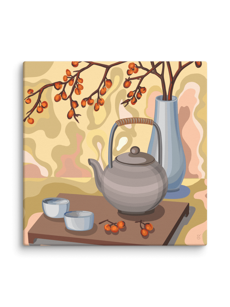 Berries and Brew Canvas Art - Coffee Shop No. 1 product image (2)