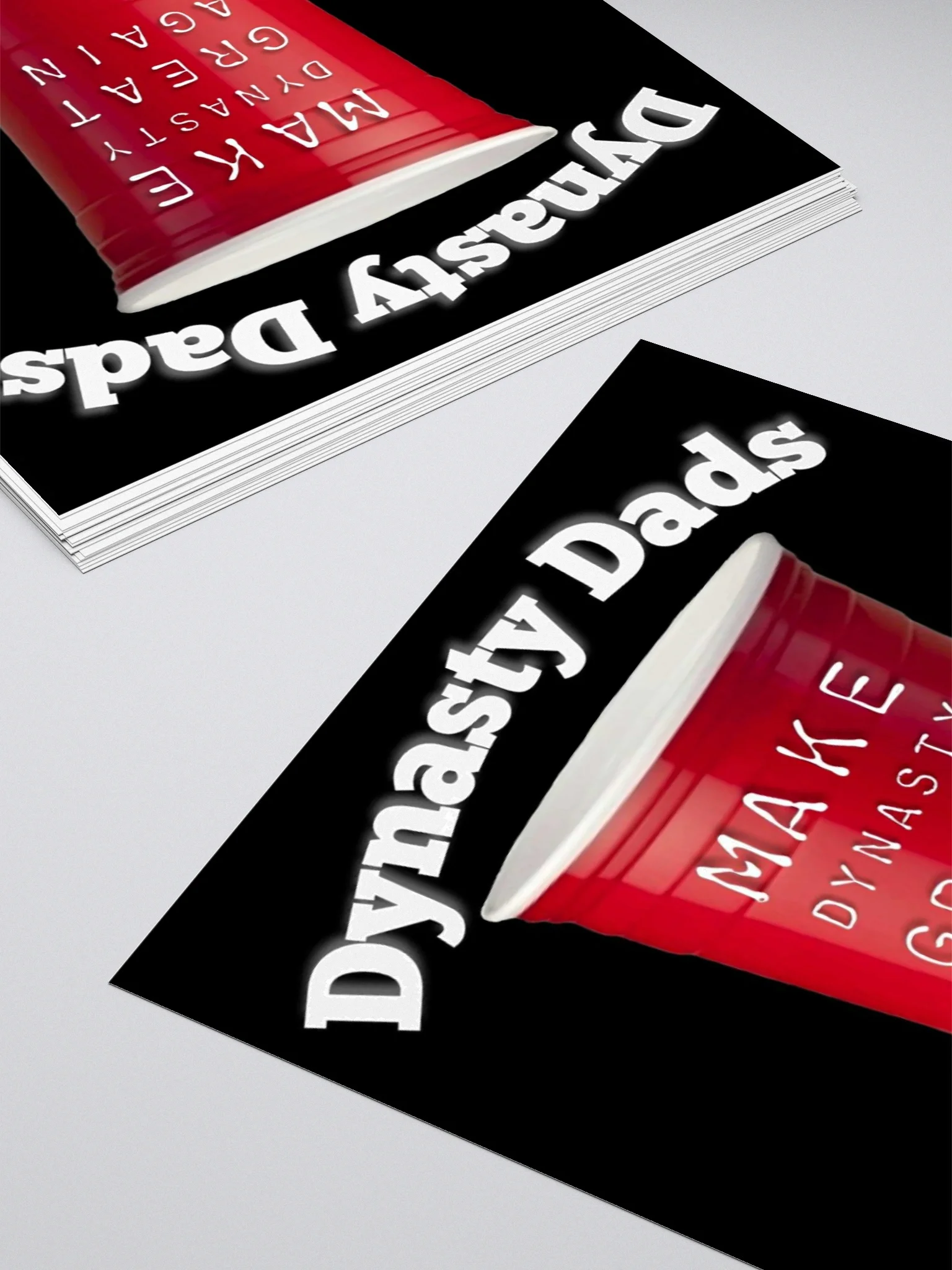 Dynasty Dads Sticker Black product image (11)